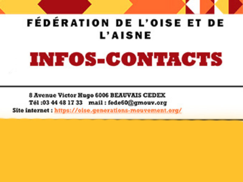 Inscrivez vous à la lettre d’information “Infos-Contacts”