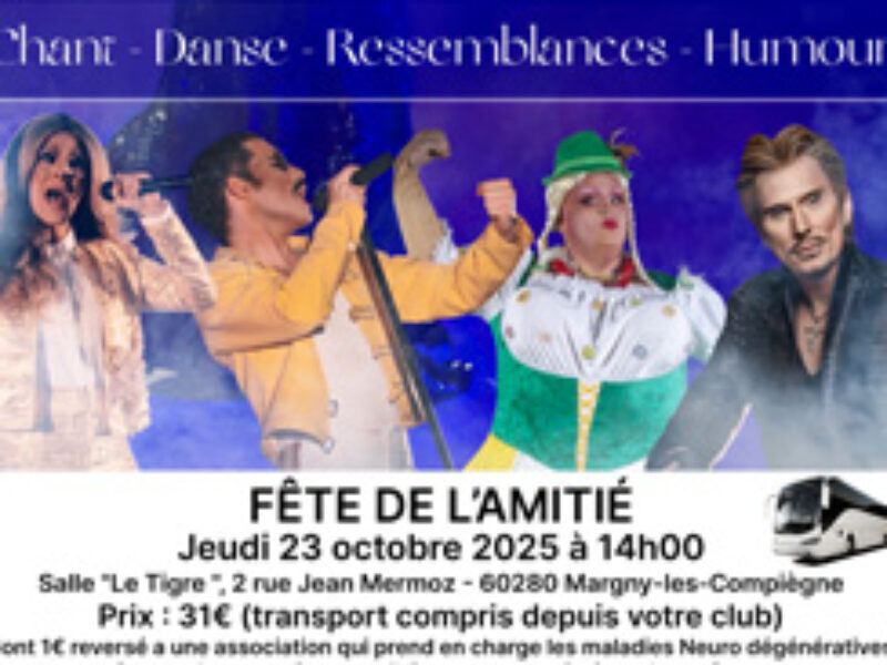 Fête de l’Amitié – Jeudi 23 octobre 2025